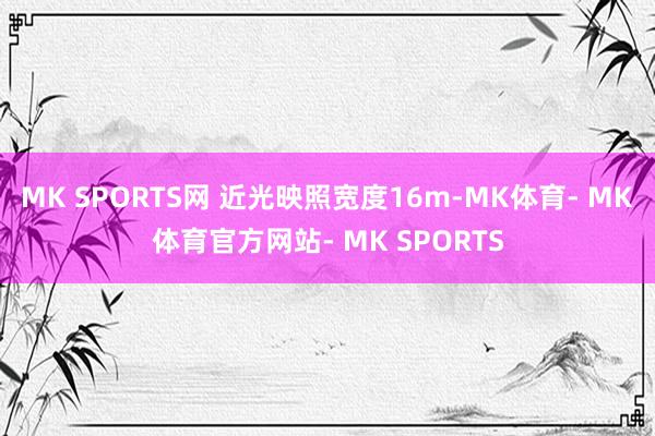 MK SPORTS网 近光映照宽度16m-MK体育- MK体育官方网站- MK SPORTS